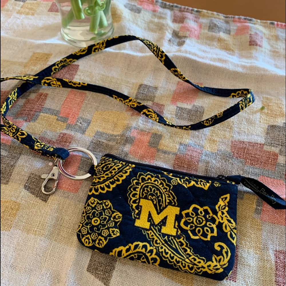 University of Michigan Vera Bradley card holder